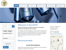 Tablet Screenshot of cdta.ca