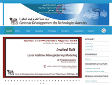 Tablet Screenshot of cdta.dz